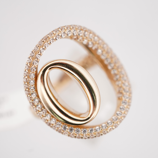 Double circle ring