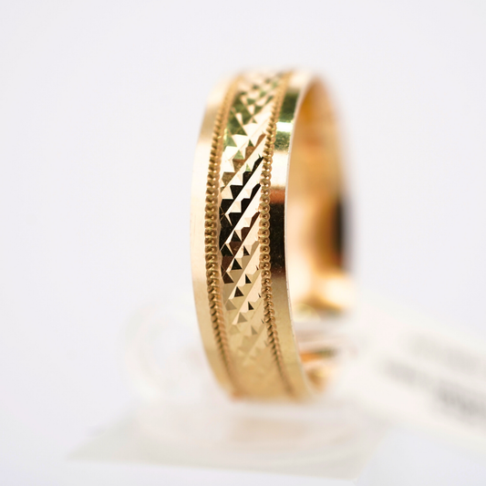 Men's braided wedding ring