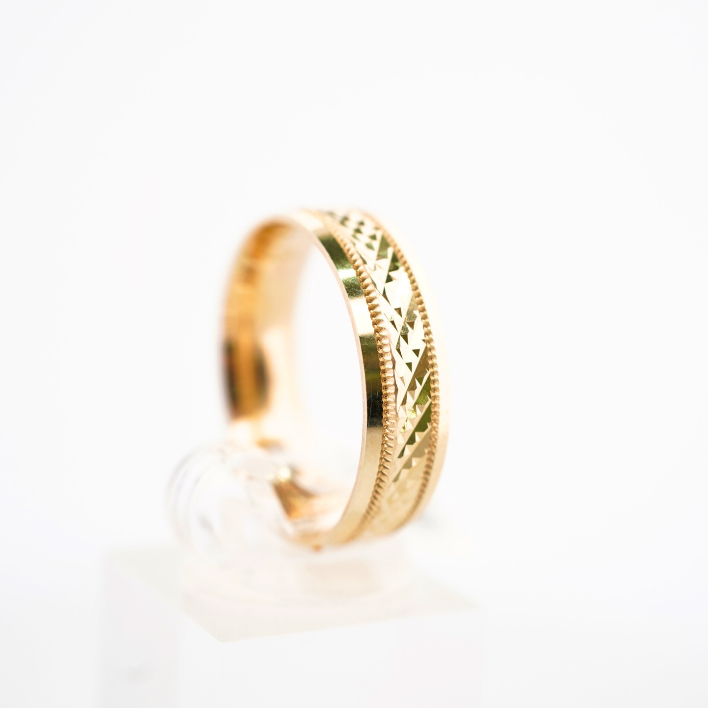 Men's braided wedding ring