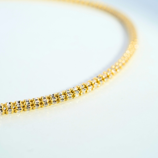 Gold Square Necklace