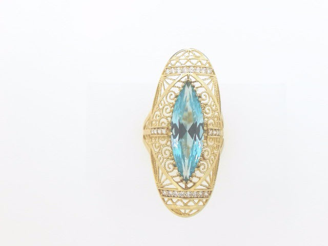 14k Yellow Gold Women's Ring 5.4g