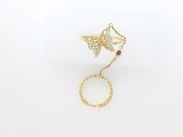 14k Yellow Gold Women's Ring 2.8g