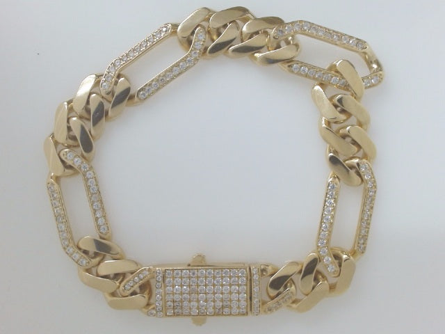14k Yellow Gold Men's Bracelet 29.5g