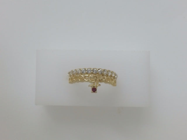 14k Yellow Gold Women's Ring 2.6g