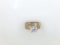 14k Yellow Gold Women's Wedding Ring 4.5g