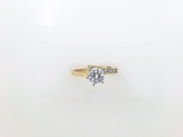 14k Yellow Gold Women's Wedding Ring 3.3g