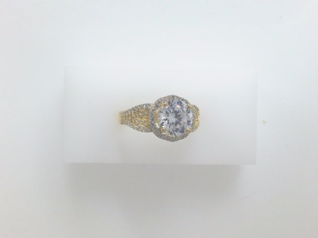 14k Yellow Gold Women's Wedding Ring 3.4g