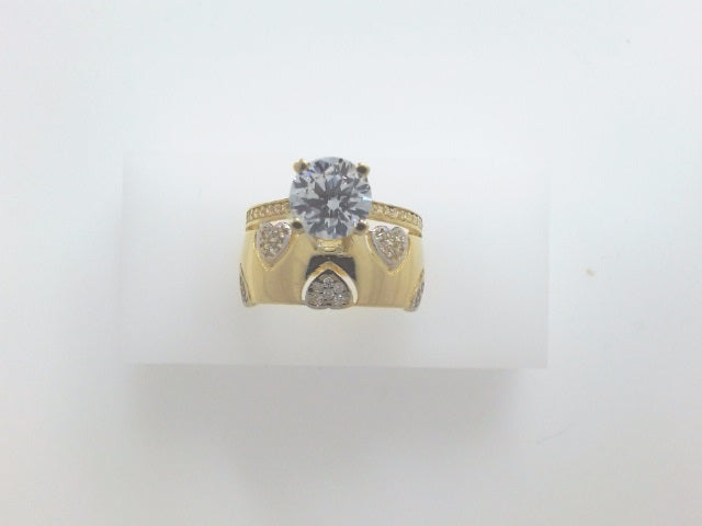 14k Yellow Gold Women's Wedding Ring 4.6g