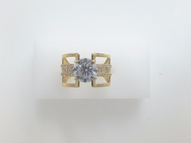 14k Yellow Gold Women's Wedding Ring 4.3g