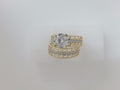 10k Yellow Gold Woman's Wedding Ring 5.5g
