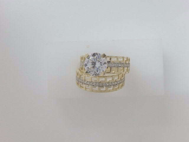 10k Yellow Gold Woman's Wedding Ring 5.5g