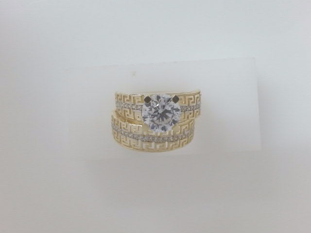 10k Yellow Gold Woman's Wedding Ring 5.5g