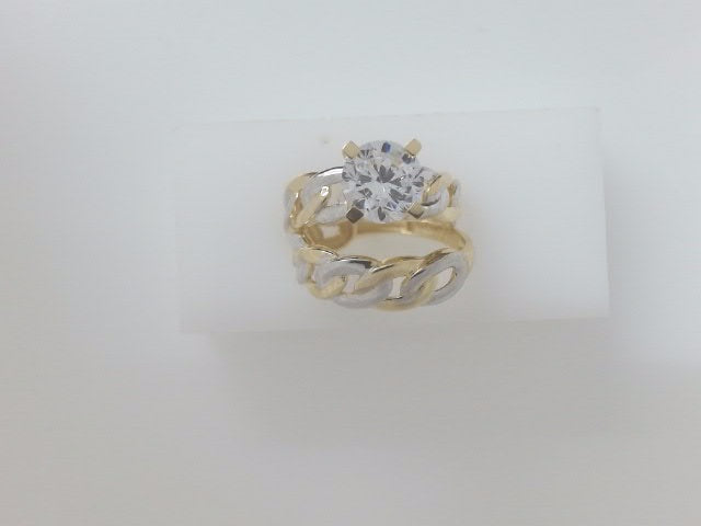 14k Yellow Gold Women's Wedding Ring 6g