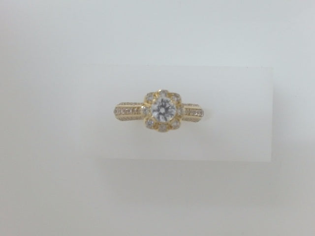 14k Yellow Gold Women's Wedding Ring 4.9g