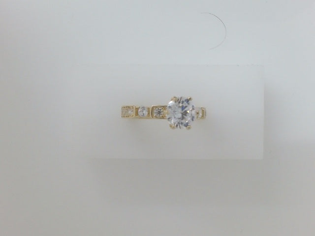 14k Yellow Gold Women's Wedding Ring 3.5g