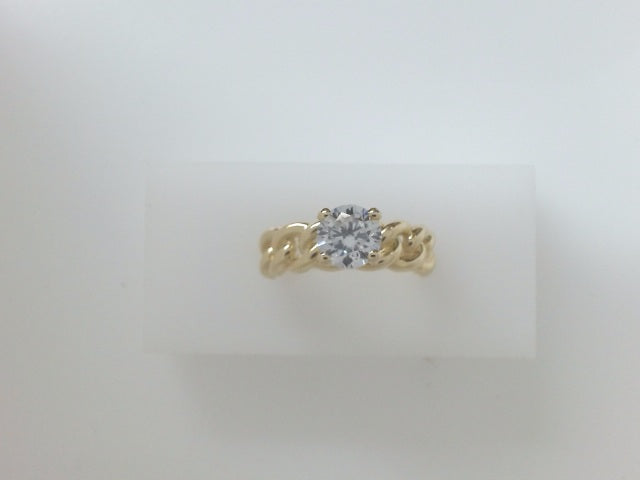 14k Yellow Gold Women's Wedding Ring 4.4g