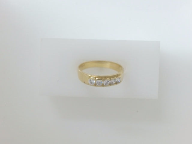 14k Yellow Gold Women's Wedding Ring 2.2g