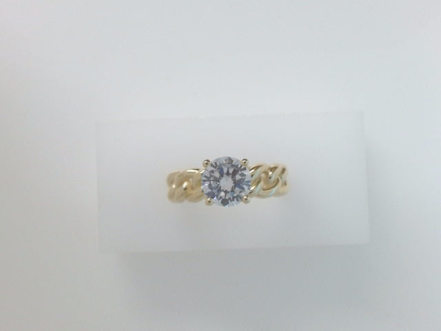 14k Yellow Gold Women's Wedding Ring 4.7g