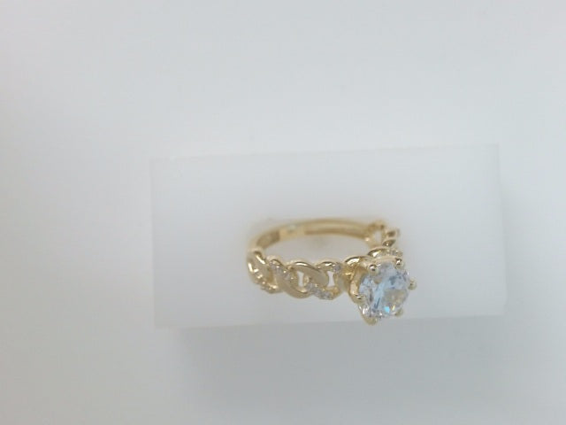 14k Yellow Gold Women's Wedding Ring 4.5g