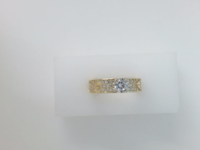 14k Yellow Gold Women's Wedding Ring 4.4g