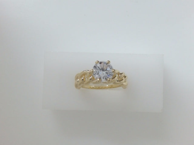 14k Yellow Gold Women's Wedding Ring 4.9g