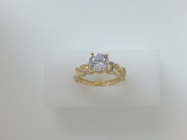 14k Yellow Gold Women's Wedding Ring 4.3g