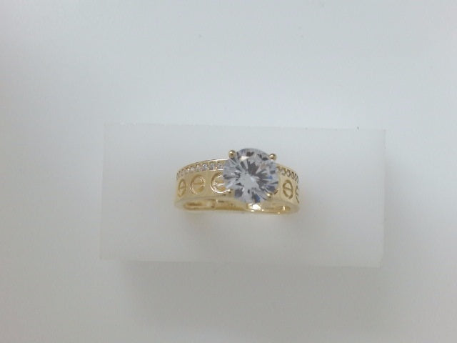 14k Yellow Gold Women's Wedding Ring 4.1g