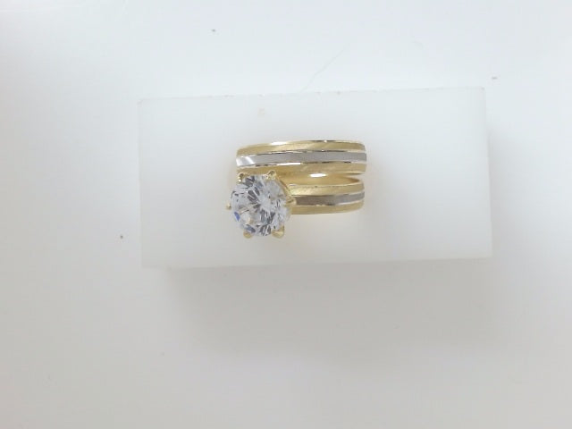 14k Yellow Gold Women's Wedding Ring 4g