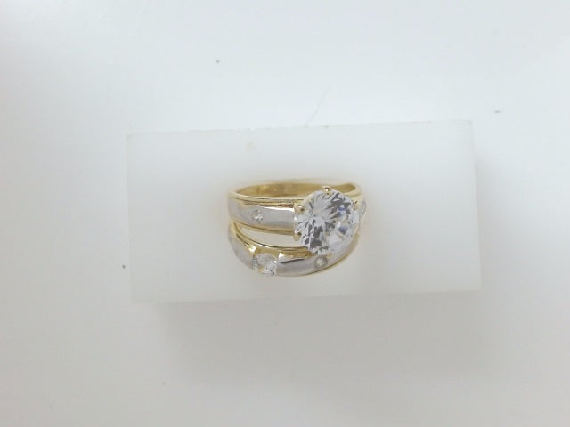 14k Yellow Gold Women's Wedding Ring 4g