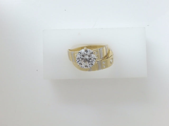 14k Yellow Gold Women's Wedding Ring 4.1g