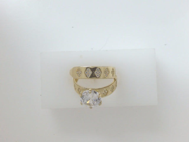 14k Yellow Gold Women's Wedding Ring 4.2g