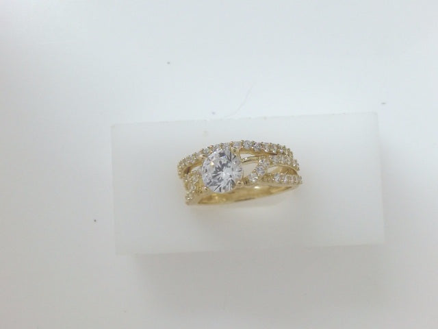 14k Yellow Gold Women's Wedding Ring 5.3g