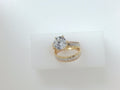 14k Yellow Gold Women's Wedding Ring 3.7g
