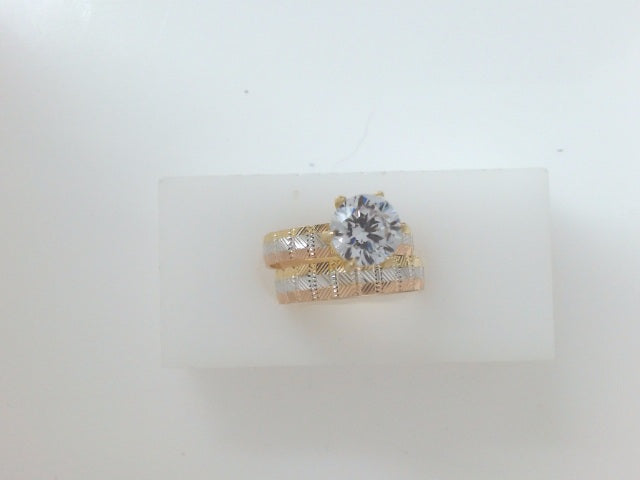 14k Yellow Gold Women's Wedding Ring 3.8g