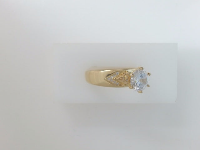 14k Yellow Gold Women's Wedding Ring 4.6g