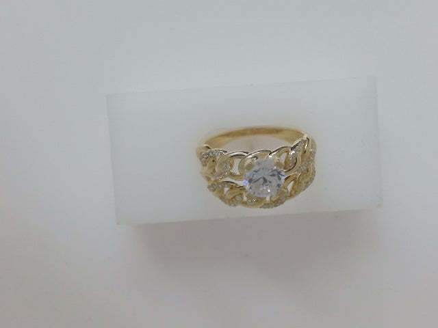 14k Yellow Gold Women's Wedding Ring 5.8g