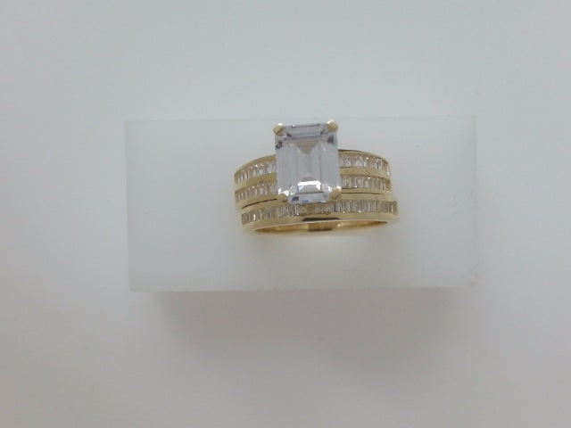 14k Yellow Gold Women's Wedding Ring 8g