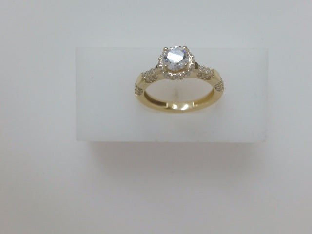 14k Yellow Gold Women's Wedding Ring 4.9g