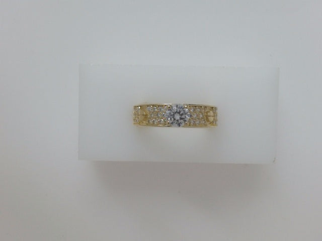14k Yellow Gold Women's Wedding Ring 4.4g