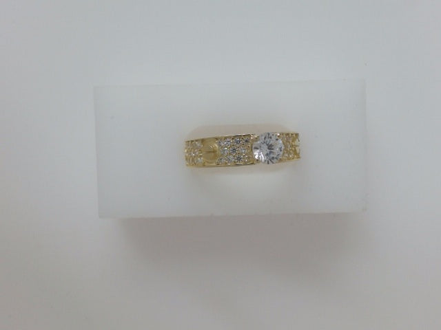 14k Yellow Gold Women's Wedding Ring 4.3g