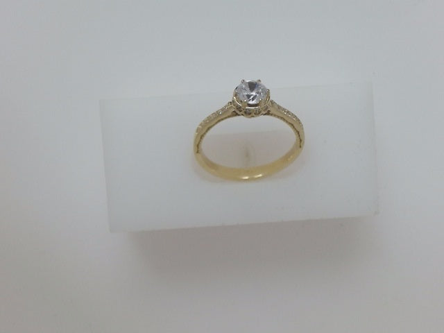 14k Yellow Gold Women's Wedding Ring 2.7g