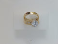 14k Yellow Gold Women's Wedding Ring 7.3g