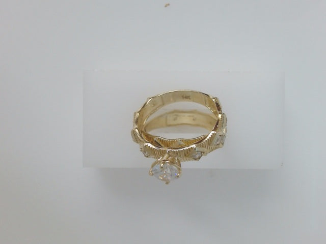 14k Yellow Gold Women's Wedding Ring 6.9g