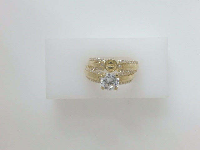 14k Yellow Gold Women's Wedding Ring 4.2g