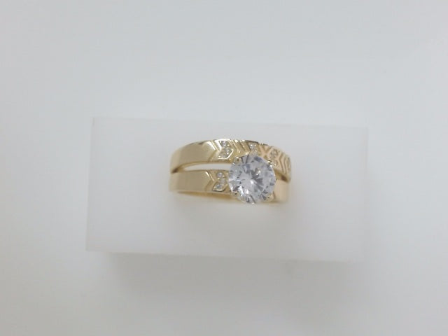 14k Yellow Gold Women's Wedding Ring 6.1g