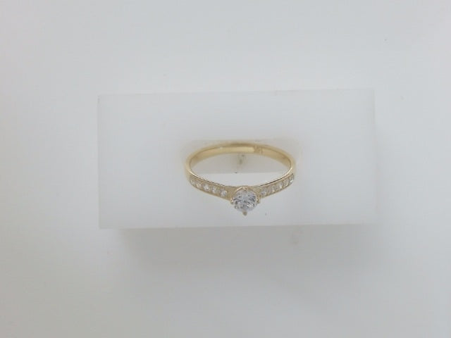 14k Yellow Gold Women's Wedding Ring 2.1g