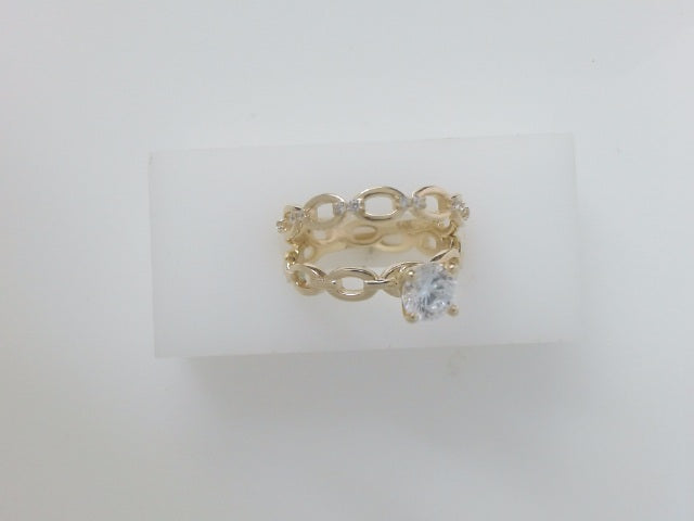 14k Yellow Gold Women's Wedding Ring 5g
