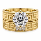 14 KT ANILLOS DE COMPROMISO DE MUJER