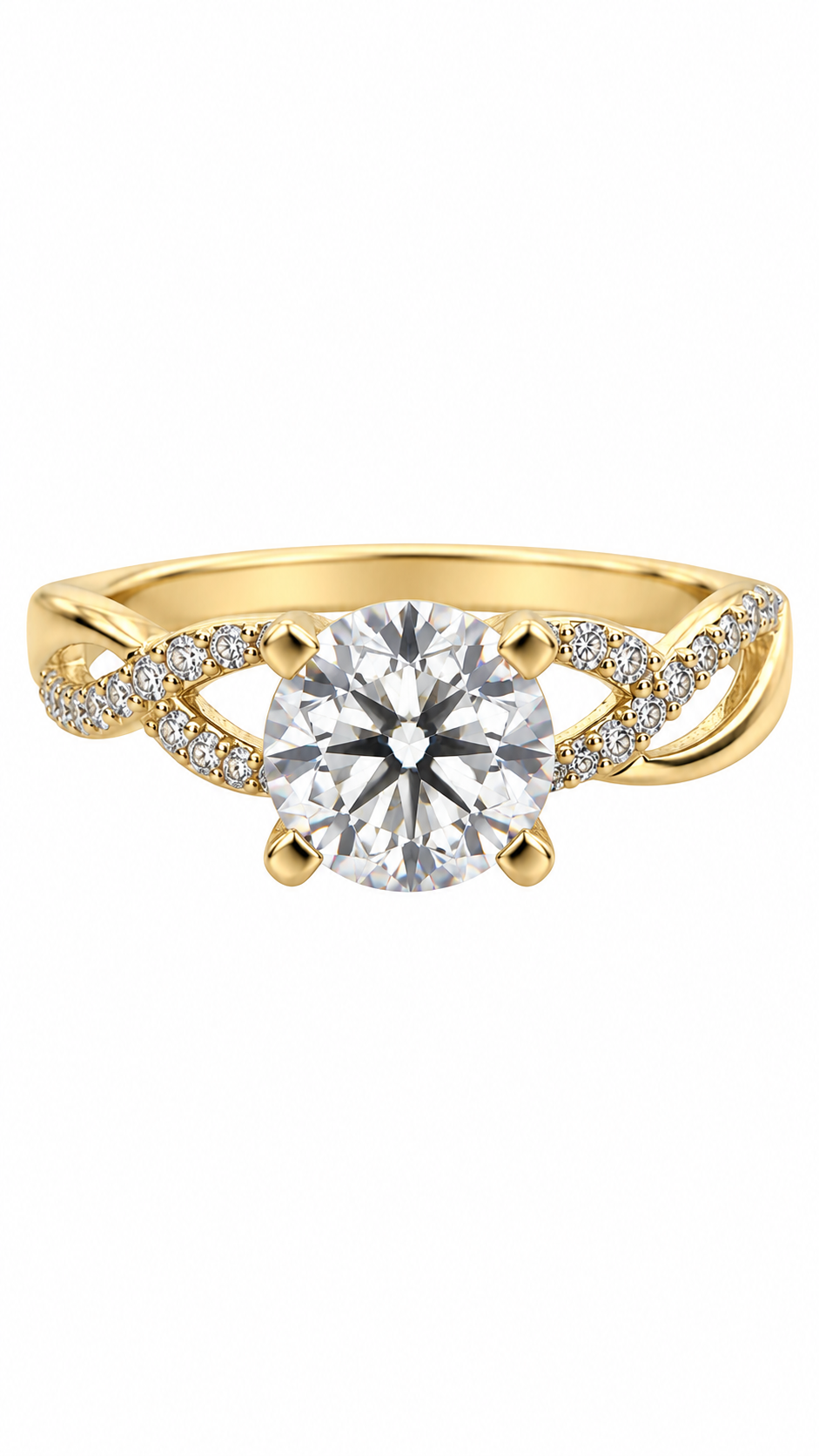 10 KT ANILLOS DE COMPROMISO DE MUJER