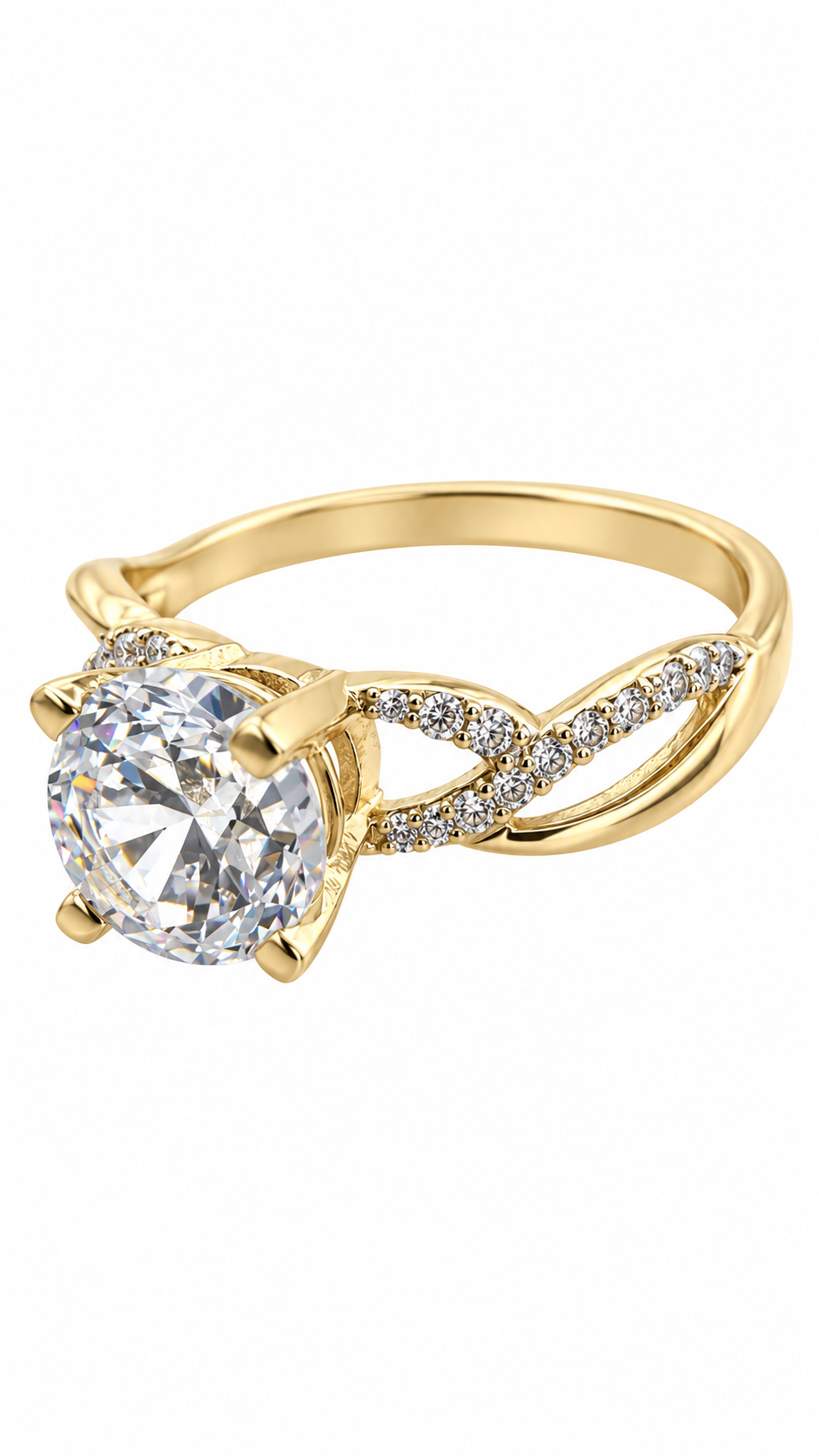 10 KT ANILLOS DE COMPROMISO DE MUJER